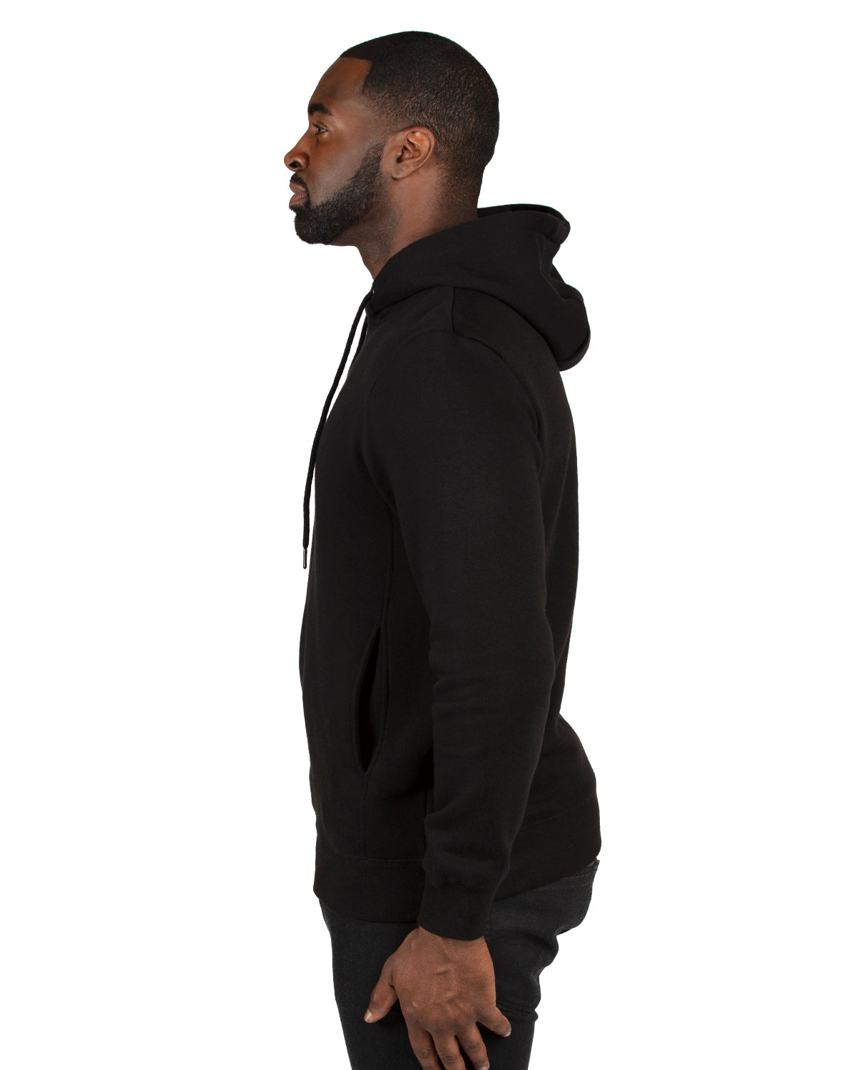 Unisex Ultimate Fleece Pullover Hoodie - Black