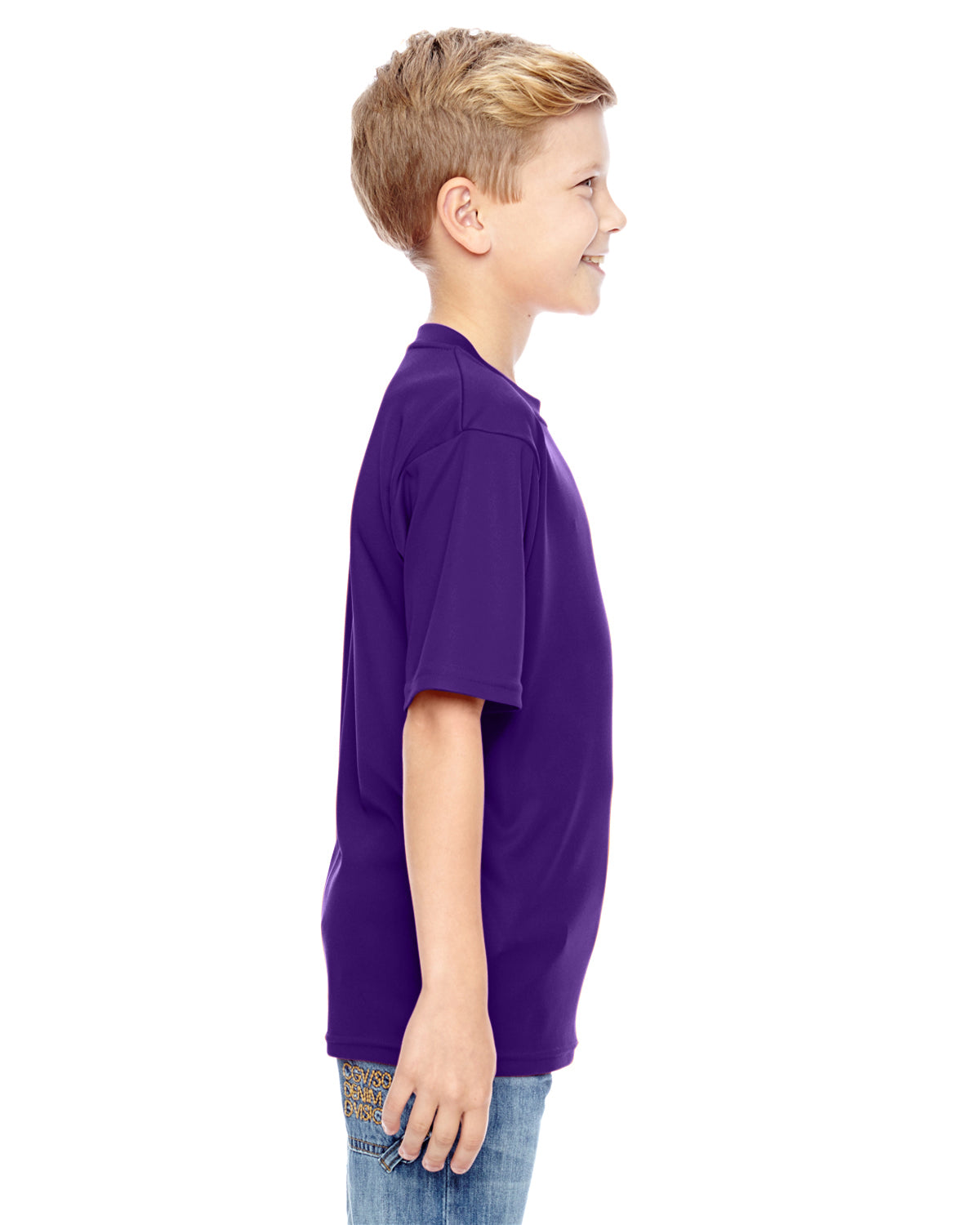 Youth Wicking T-Shirt - Purple