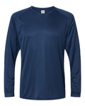 Unisex Long Sleeve Performance Tee - Navy