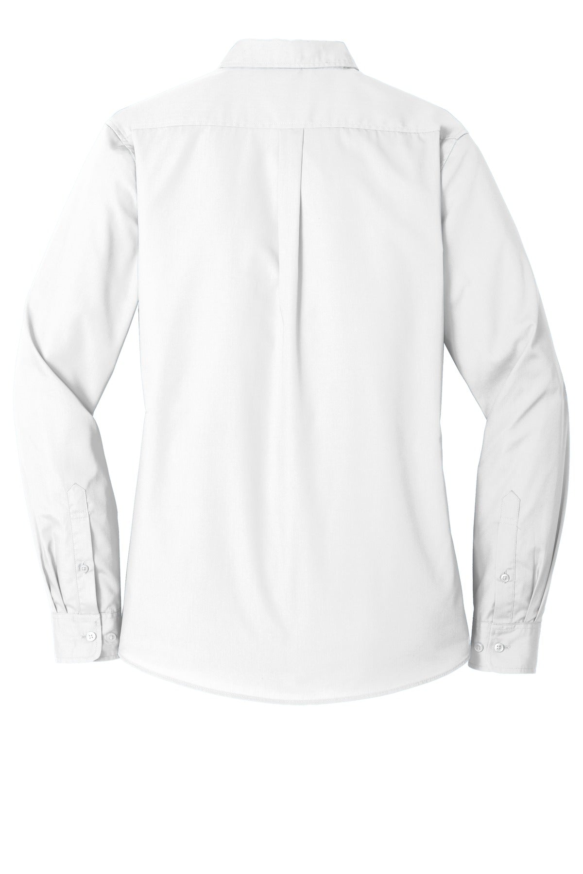 Women's Long Sleeve Carefree Poplin Shirt - White