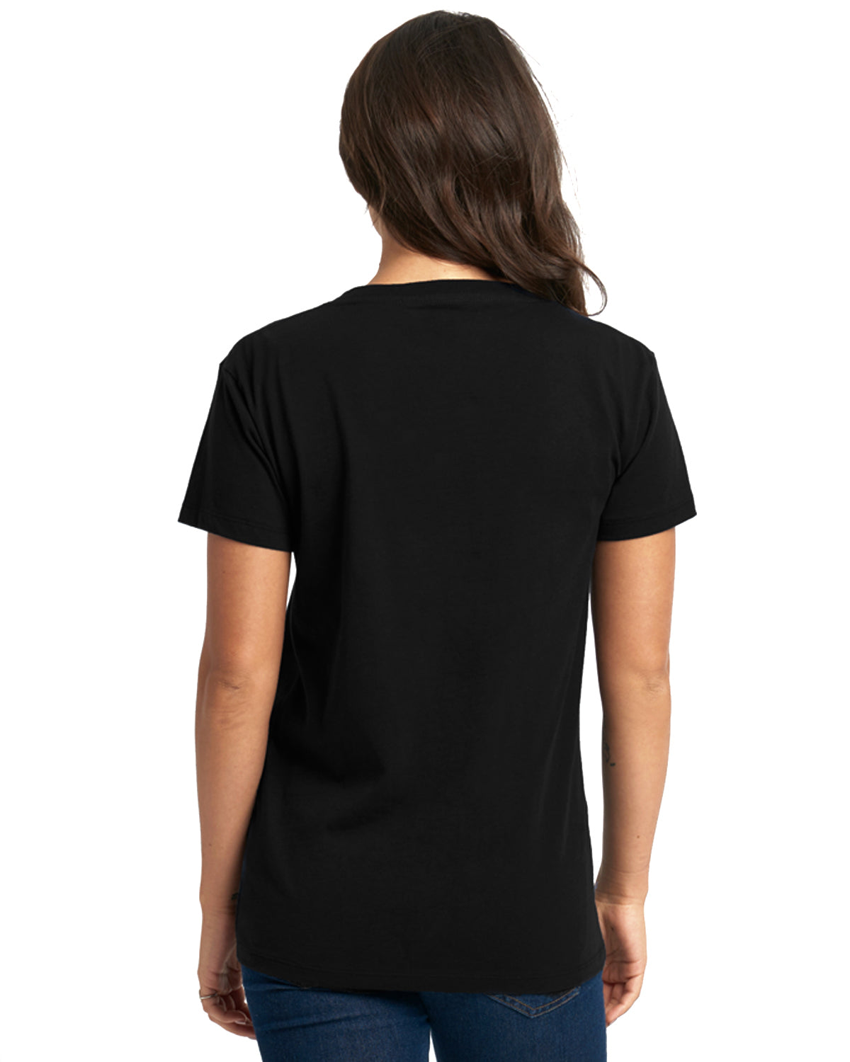 Women's Relaxed V-Neck T-Shirt - Black