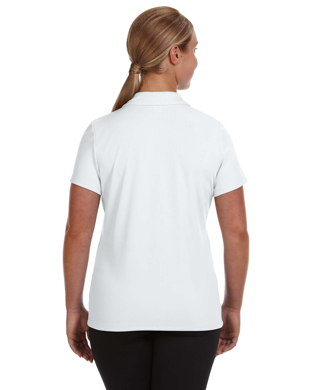Women's Performance 3-Button Mesh Sport Shirt - White