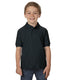 Gildan G728B - Youth Double Piqué Polo - Black