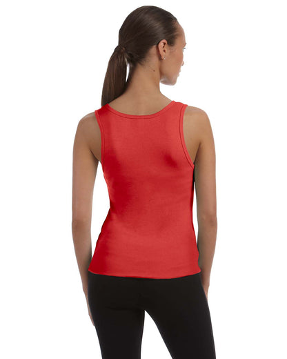 Women's Baby Rib Tank - Red