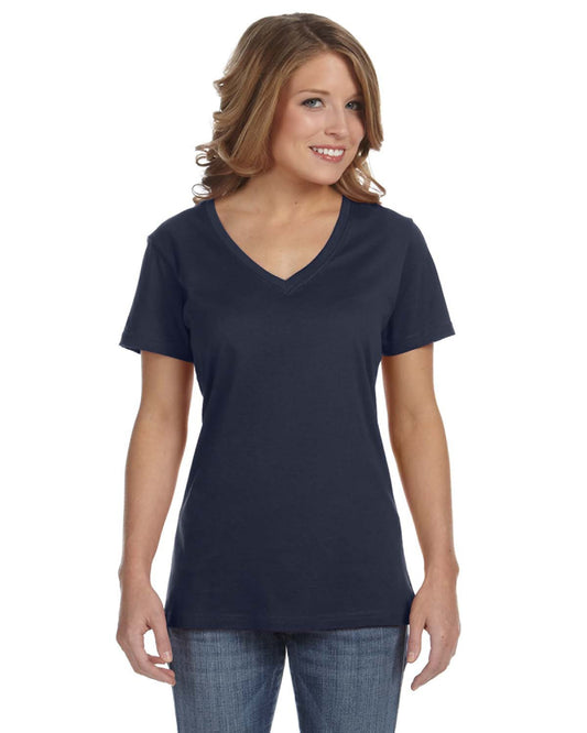Women's Featherweight V-Neck T-Shirt - Navy