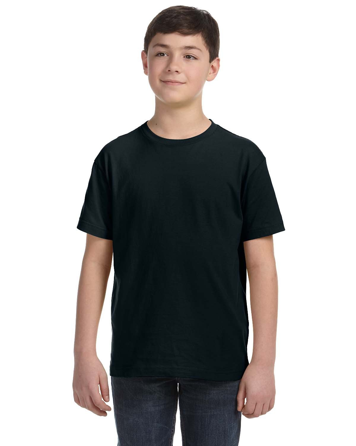 Youth Fine Jersey T-Shirt - Black