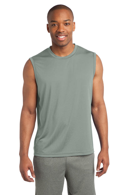 Men's Sleeveless PosiCharge Competitor Tee - Silver