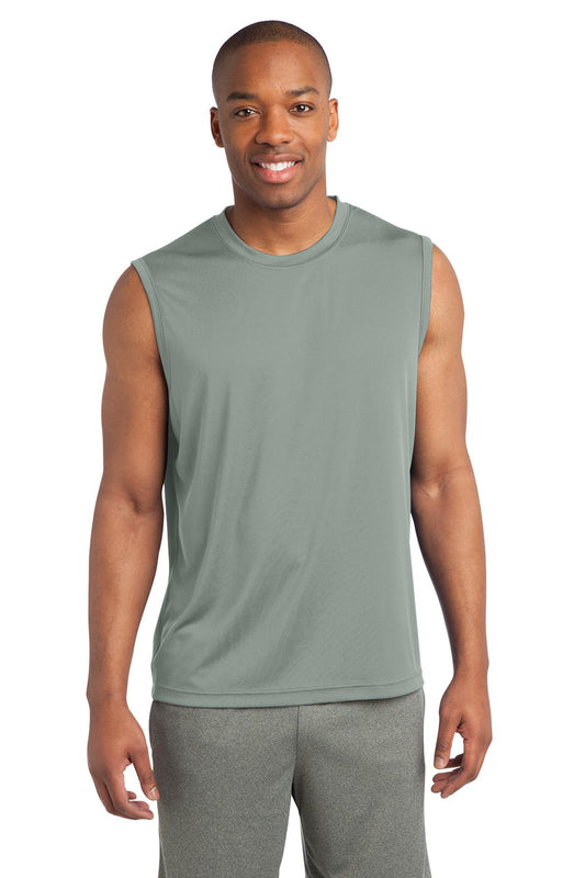 Men's Sleeveless PosiCharge Competitor Tee - Silver