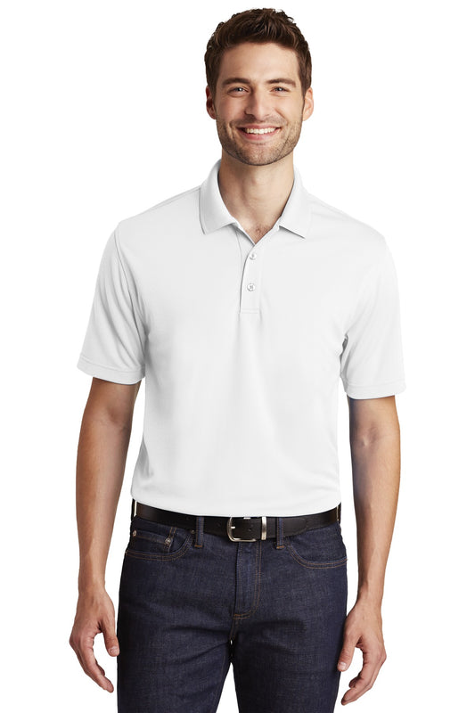 Unisex Dry Zone UV Micro-Mesh Polo - White