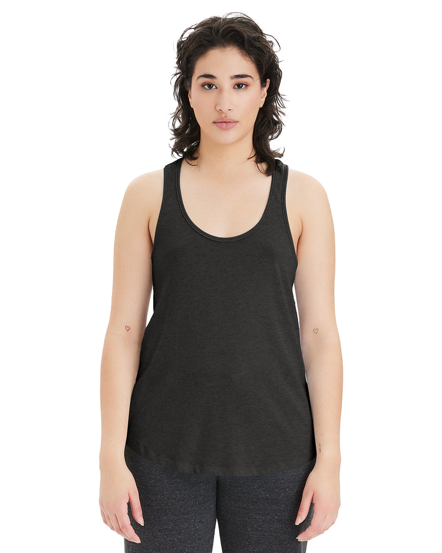 Women's Backstage Vintage Jersey Tank - CHARCOAL HEATHER