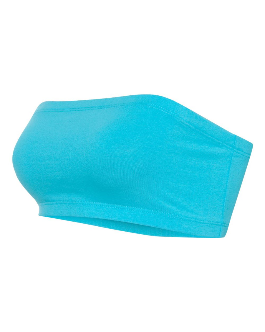Women's Cotton Spandex Bandeau - Turquoise