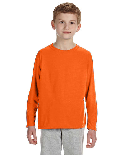 Youth Performance® Youth Long-Sleeve T-Shirt - Orange
