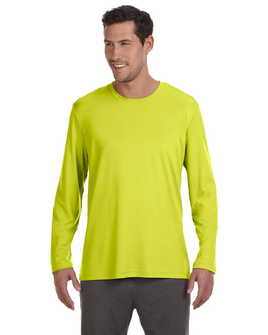 Unisex Performance Long-Sleeve T-Shirt - Sport High Viz Safety Yellow