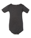 Bella + Canvas 134B - Infant Triblend Short-Sleeve One-Piece - Charcoal Black Triblend