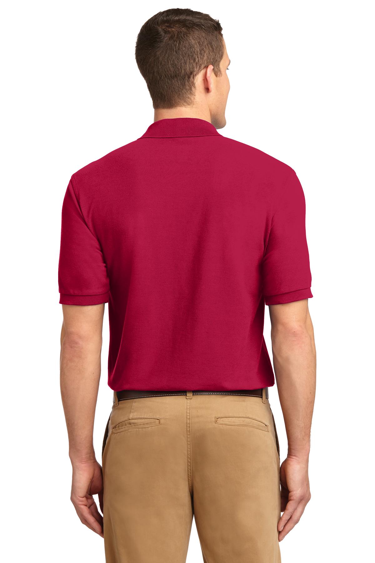 Unisex Silk Touch Polo - Red
