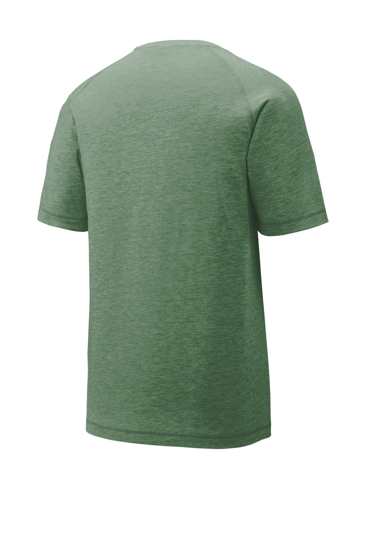 Unisex PosiCharge Tri-Blend Wicking Raglan Tee - Forest Green Heather