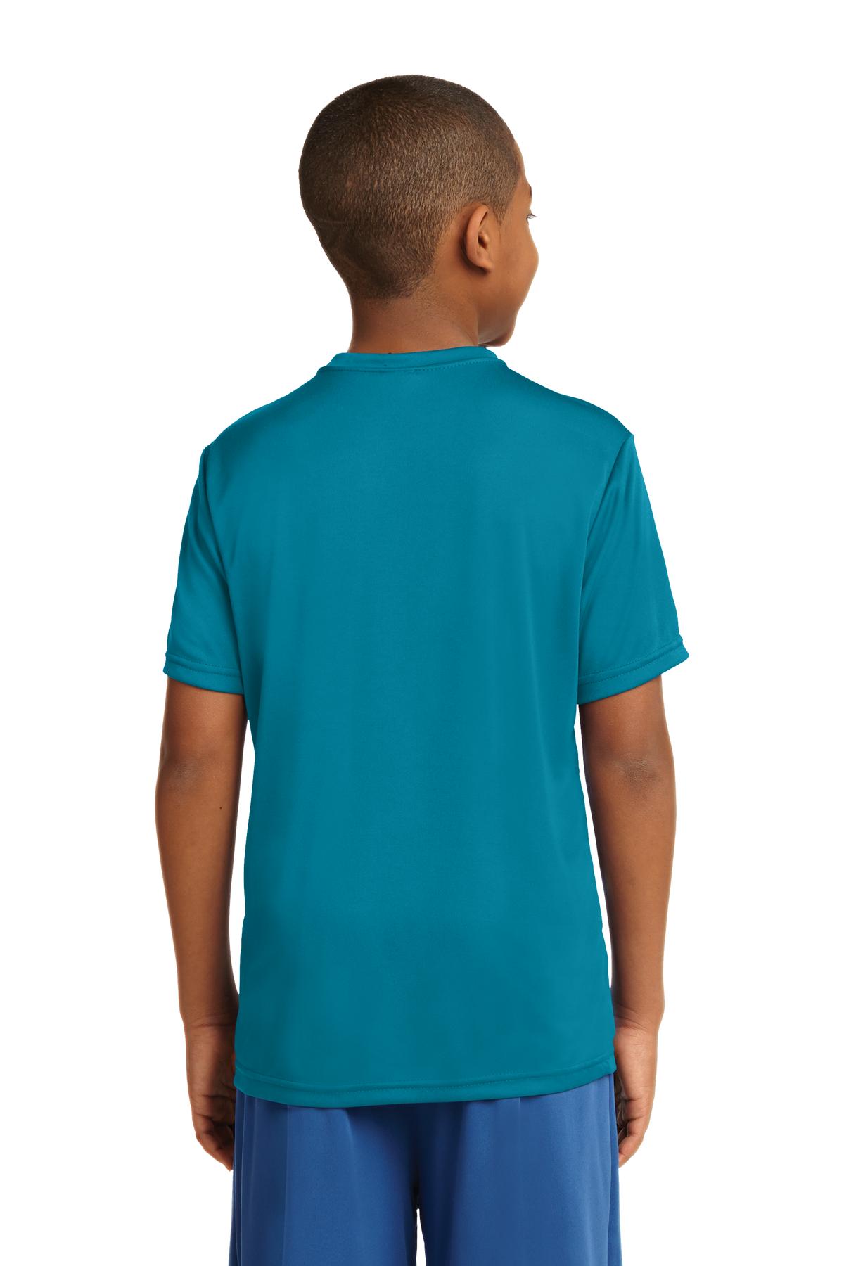 Youth PosiCharge Competitor Tee - Tropic Blue