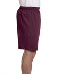 Unisex Cotton Gym Short - Maroon