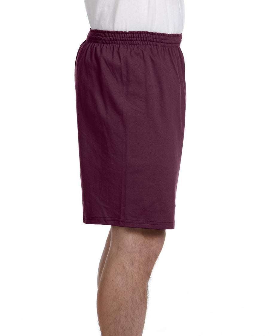 Unisex Cotton Gym Short - Maroon