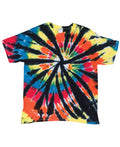 Youth Rainbow Cut-Spiral T-Shirt - Black Rainbow