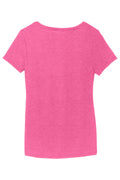 Women's Perfect Tri V-Neck Tee - Fuchsia Frost