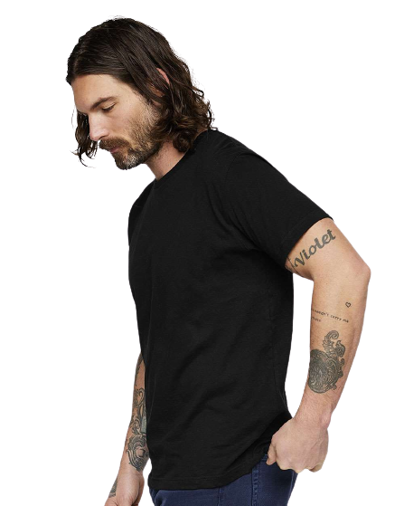 Unisex Fine Jersey T-Shirt - Black