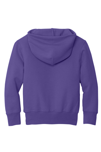 Youth Core Fleece Pullover Hoodie - Purple
