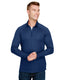 A4 N4268 - Unisex Daily Polyester 1/4 Zip - Navy