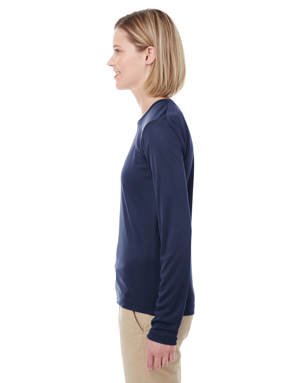 Women's Cool & Dry Performance Long-Sleeve Top - Navy