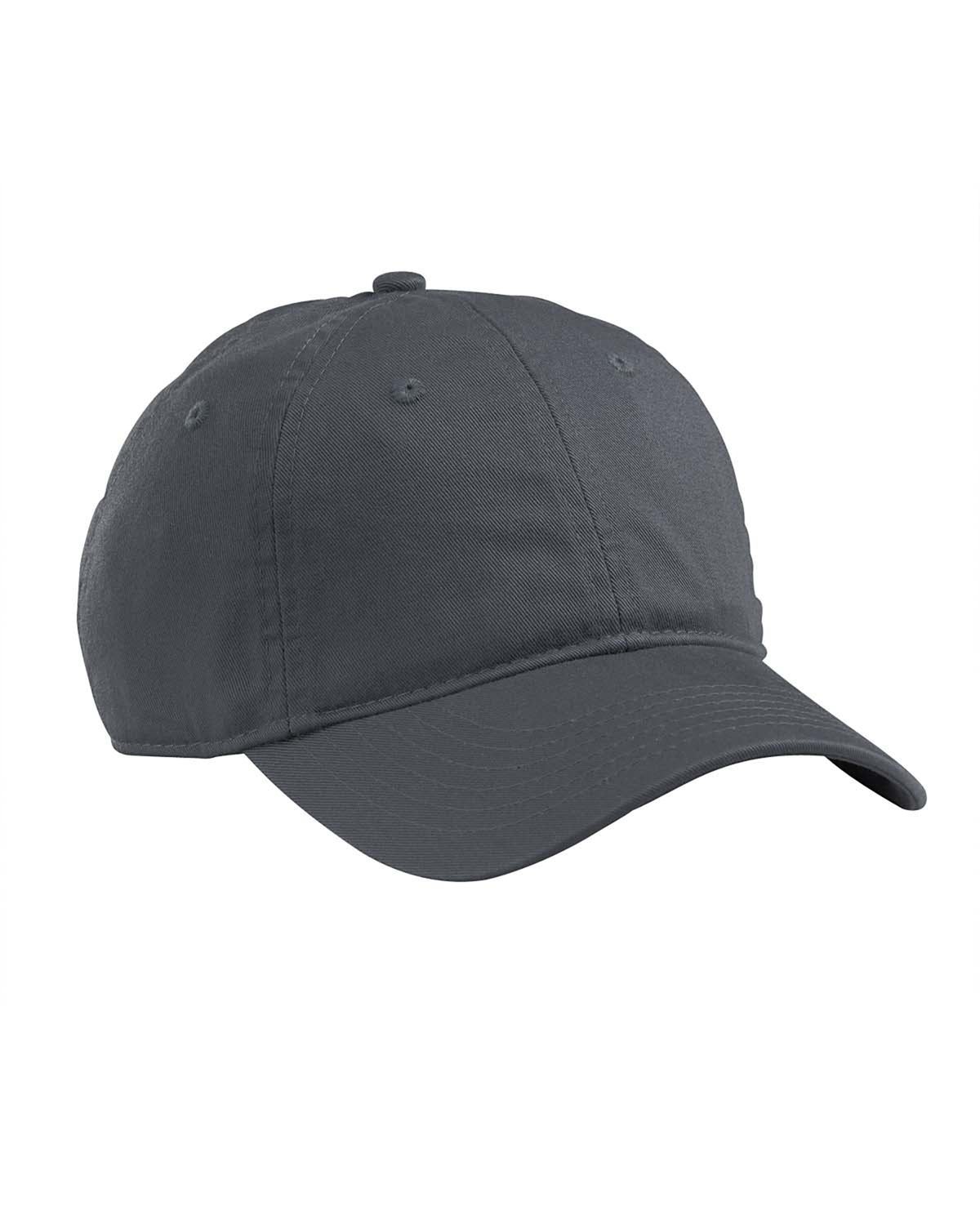 Organic Cotton Twill Unstructured Baseball Hat - Charcoal