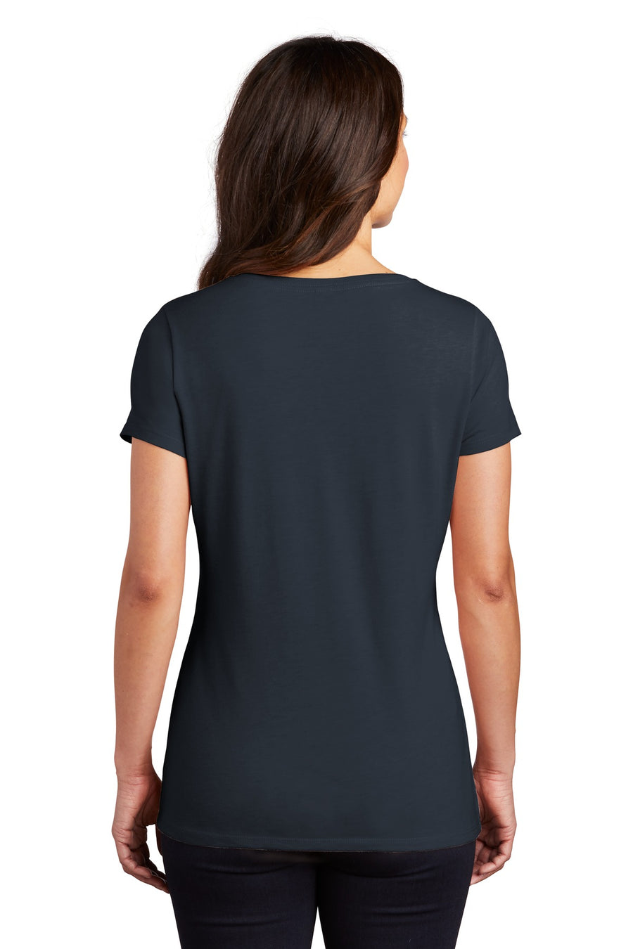 Women's Perfect Tri V-Neck Tee - New Navy