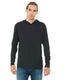 Bella + Canvas 3512 - Unisex Jersey Long-Sleeve Hoodie - Charcoal Black Triblend
