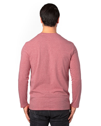 Unisex Ultimate Long-Sleeve T-Shirt - Maroon Heather