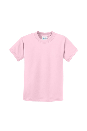 Youth Essential Tee - Pale Pink