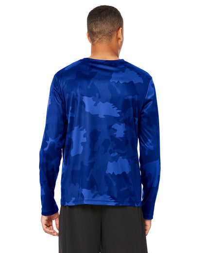 Unisex Performance Long-Sleeve T-Shirt - Sport Royal Laser Camo