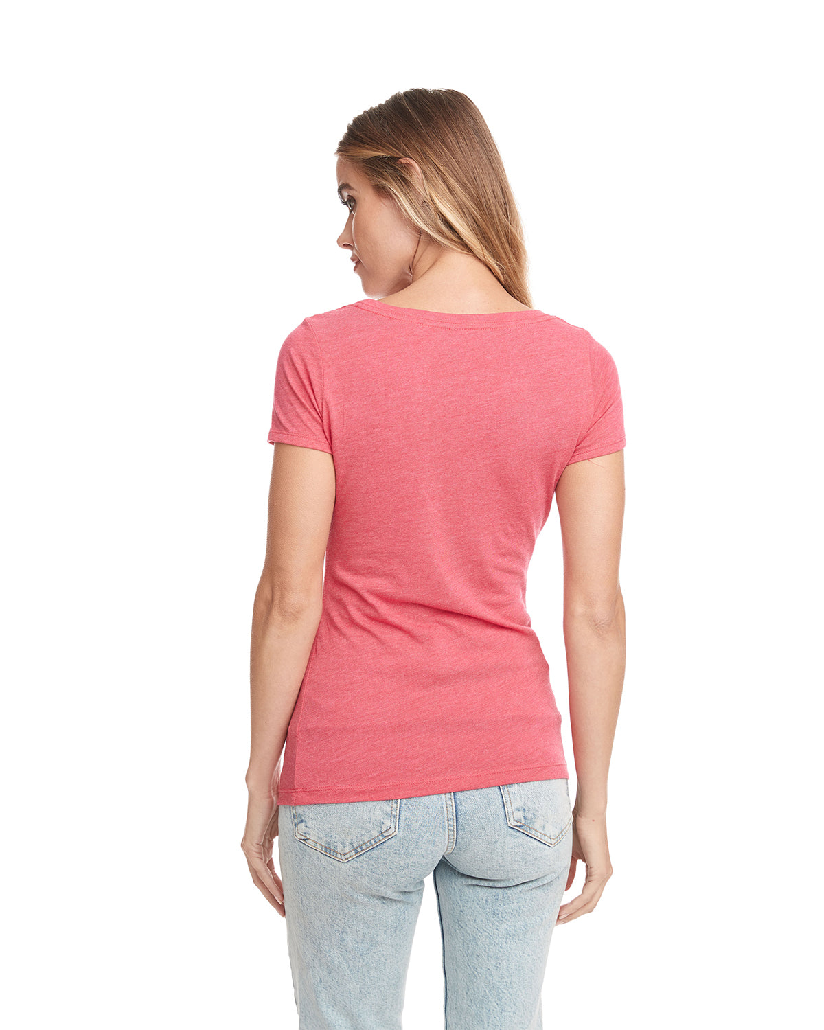 Women's Triblend Scoop - Vintage Shocking Pink