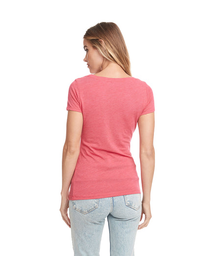 Women's Triblend Scoop - Vintage Shocking Pink