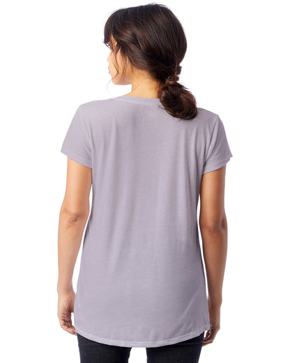 Women's Slinky-Jersey V-Neck T-Shirt - Lilac Mist
