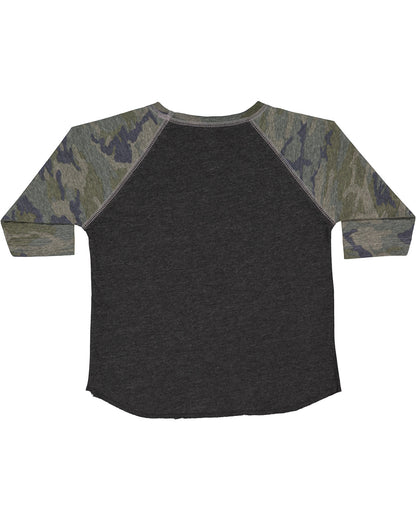 Toddler Baseball T-Shirt - Vintage Smke / Vintage Camo