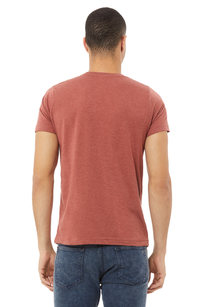 Unisex Heather CVC T-Shirt - Heather Clay