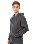 Unisex Fleece Zip Hoodie - Heather Charcoal