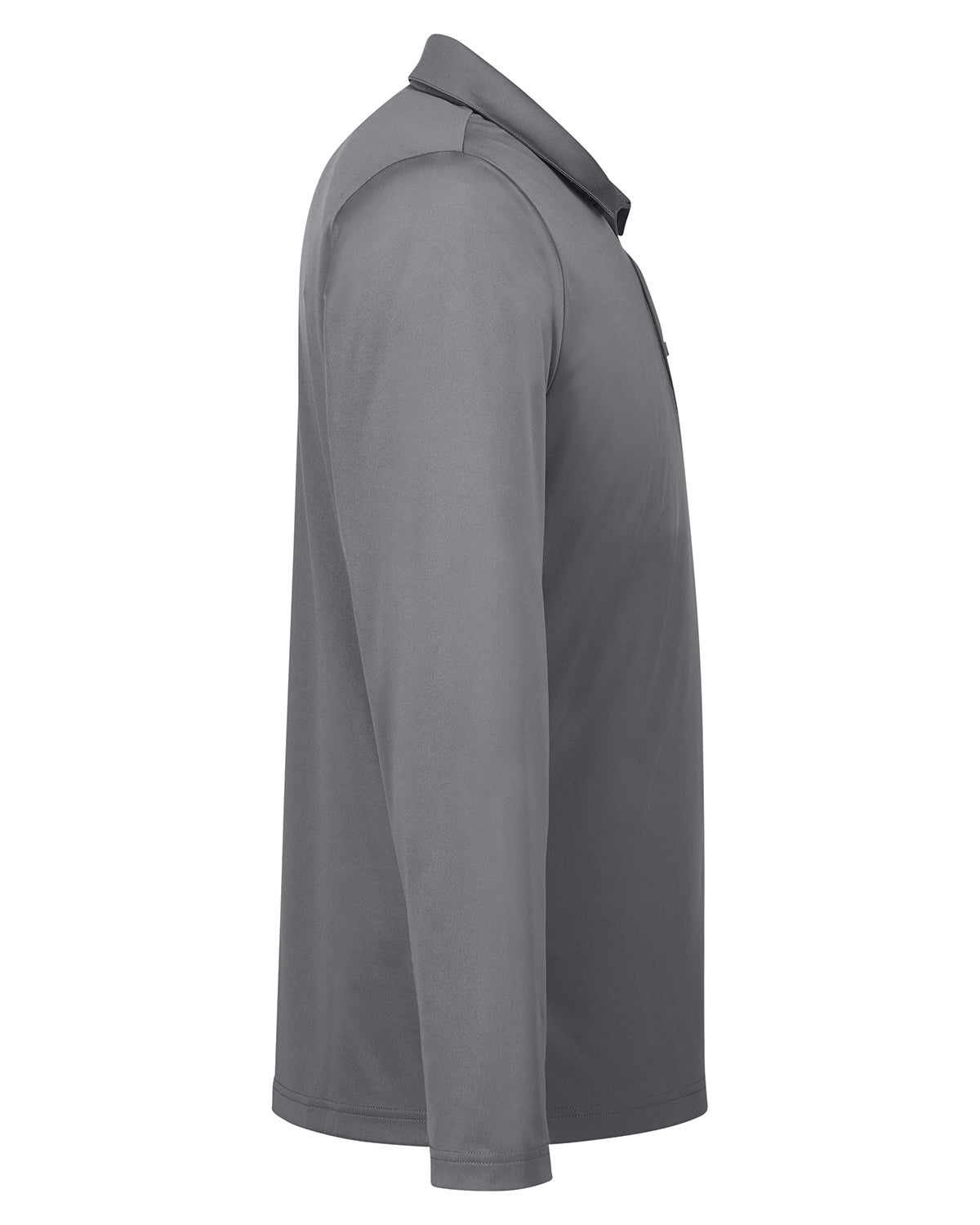 Men's Zone Performance Long Sleeve Polo - Sport Graphite