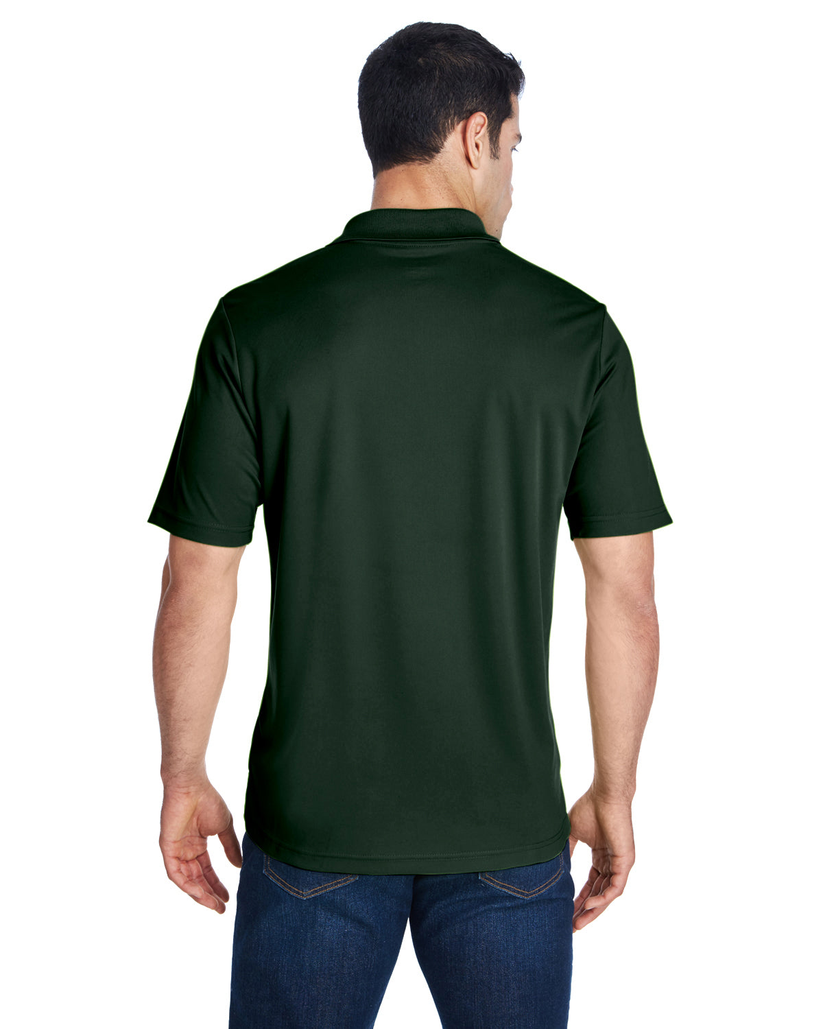 Men's Origin Performance Piqué Polo - Forest Green