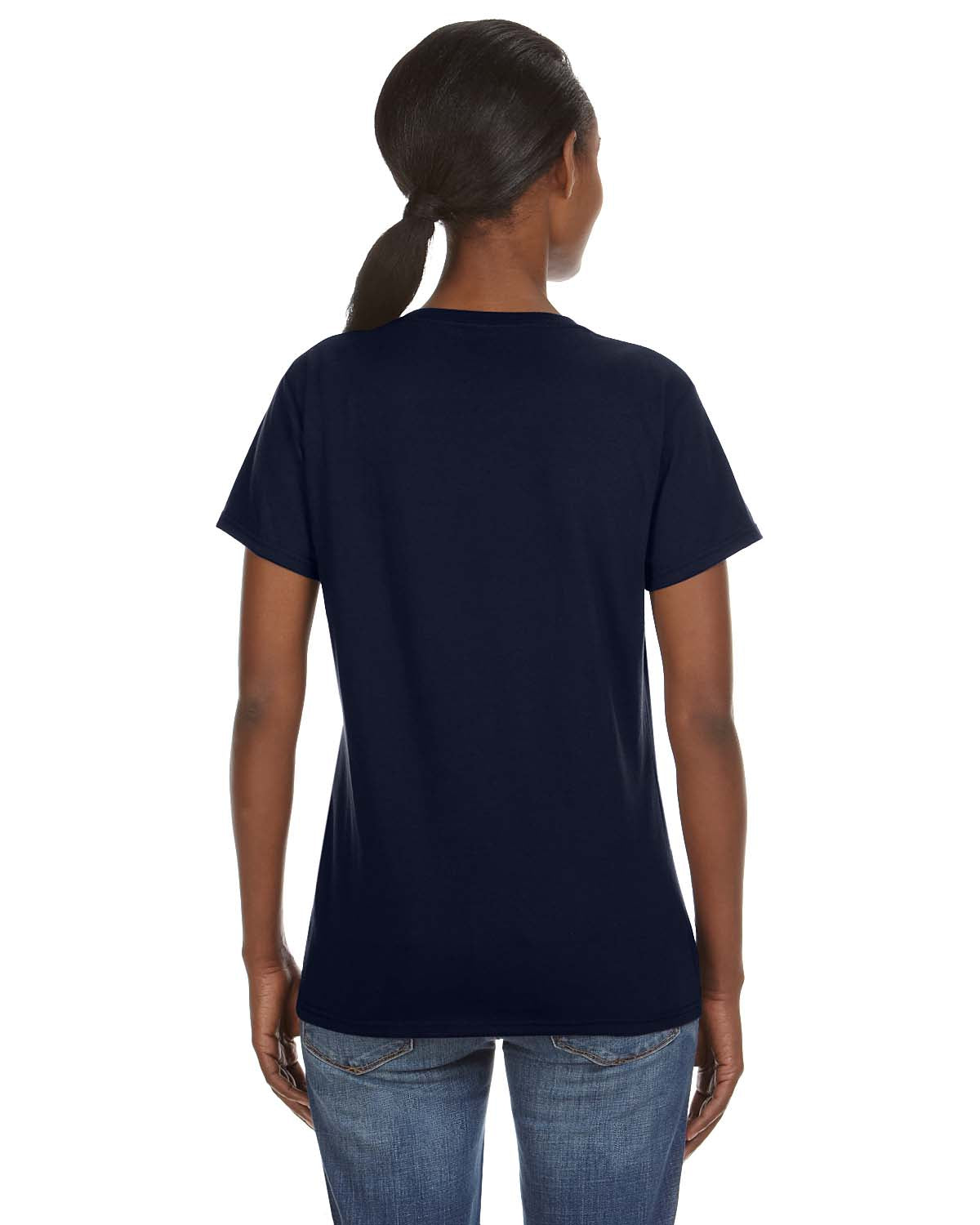 Women's Lightweight V-Neck T-Shirt - Navy