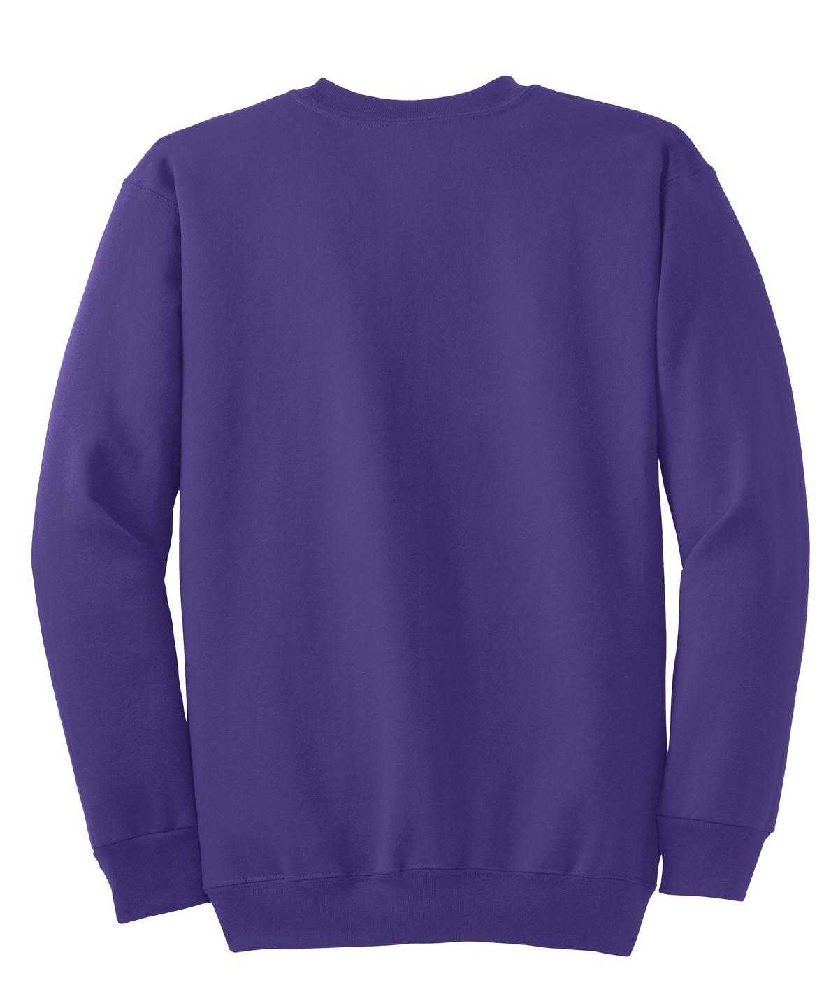 Unisex Essential Fleece Crewneck Sweatshirt - Purple