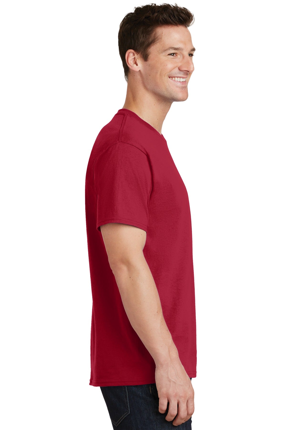 Unisex Core Cotton Tee - Red