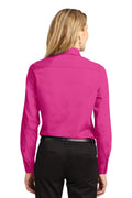 Women's Long Sleeve Easy Care Shirt - Tropical Pink