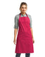 Artisan Collection by Reprime RP150 - Unisex Recycled Bib Apron - Hot Pink