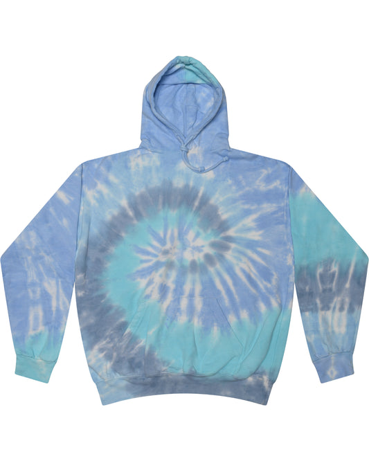 Youth Tie-Dyed Pullover Hoodie - Lagoon