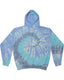 Tie-Dye CD877Y - Youth Tie-Dyed Pullover Hoodie - Lagoon